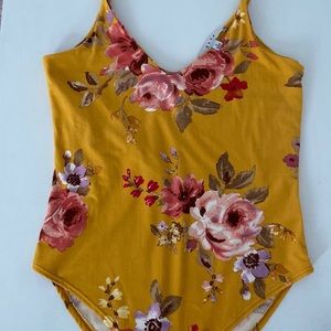 Floral bodysuit